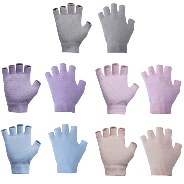 Ladies Non-Slip Fingerless Aerial Yoga Aid Gloves