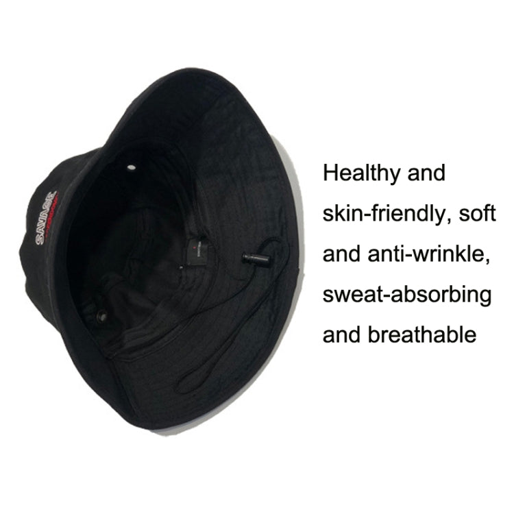 GEGEEN DOMOG Big Brim Bucket Hat Windproof Drawstring Retro Pot Hat