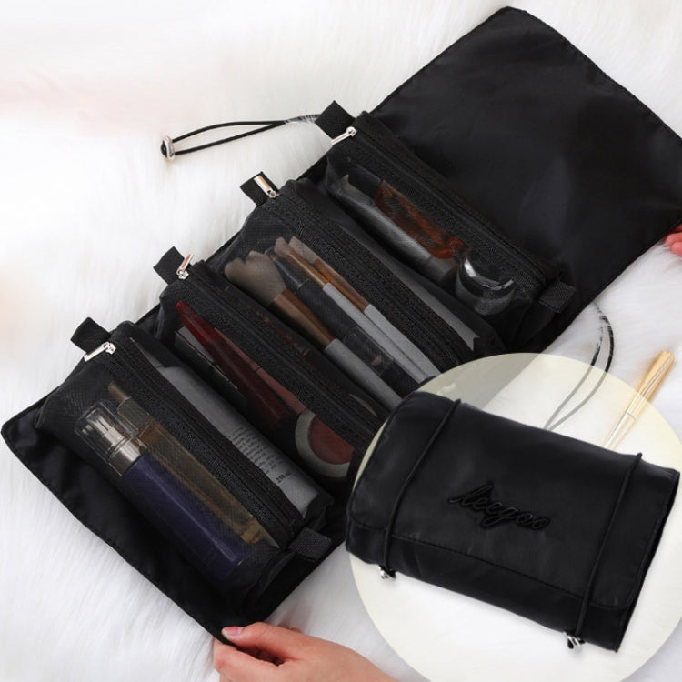 4 In 1 Women Travel Portable Waterproof Mesh Cosmetic Bag