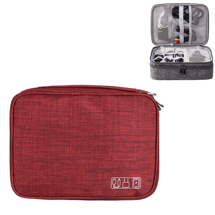 5 Inch Multifunctional Electronic Digital Earphone Power Cord Storage Bag