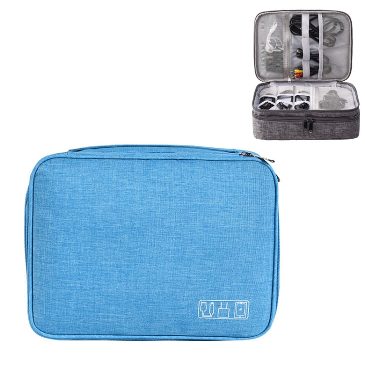 5 Inch Multifunctional Electronic Digital Earphone Power Cord Storage Bag