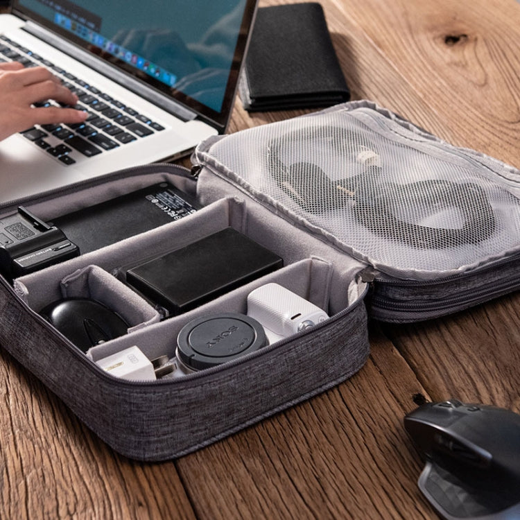 5 Inch Multifunctional Electronic Digital Earphone Power Cord Storage Bag