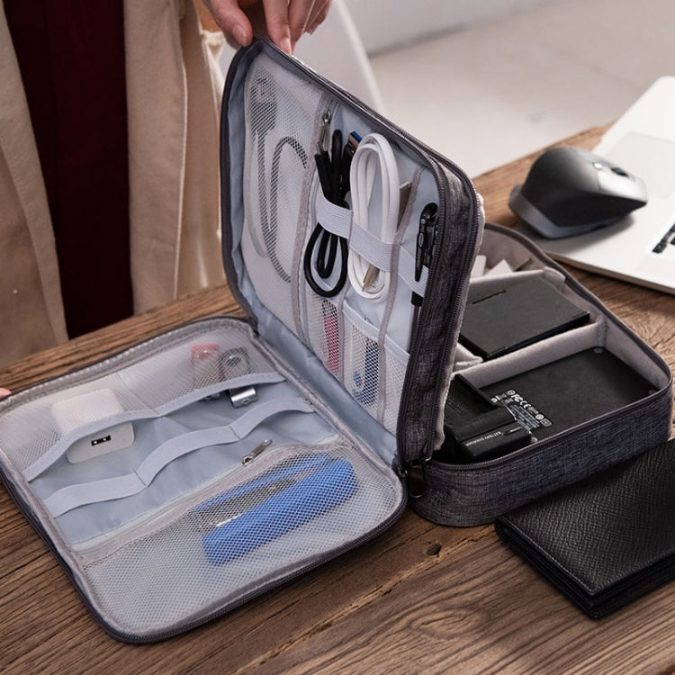 5 Inch Multifunctional Electronic Digital Earphone Power Cord Storage Bag