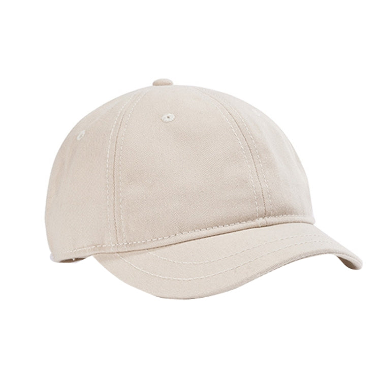 Soft Top Retro All-match Short-brimmed Hat Big Head Peaked Cap