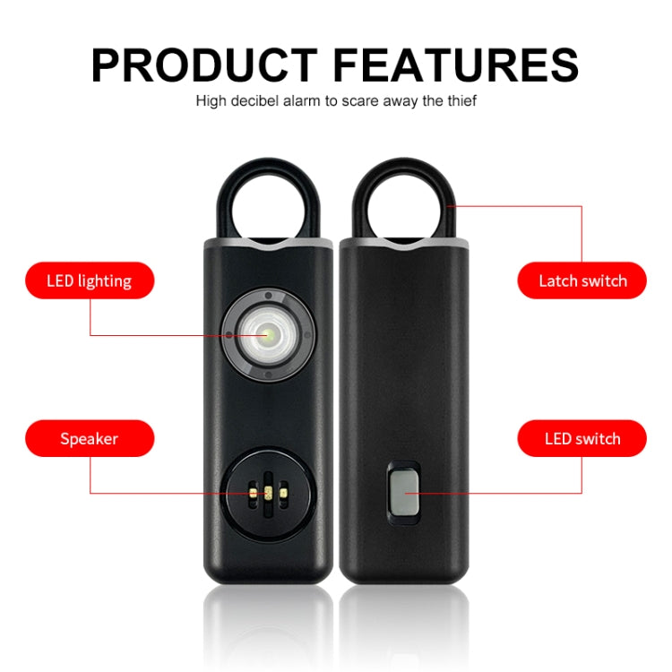 Anti-wolf Alarm Rechargeable Female Student Self-defense Keychain