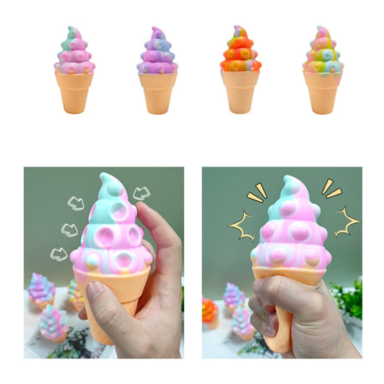 Ice Cream Shaped Pinch Decompression Toy