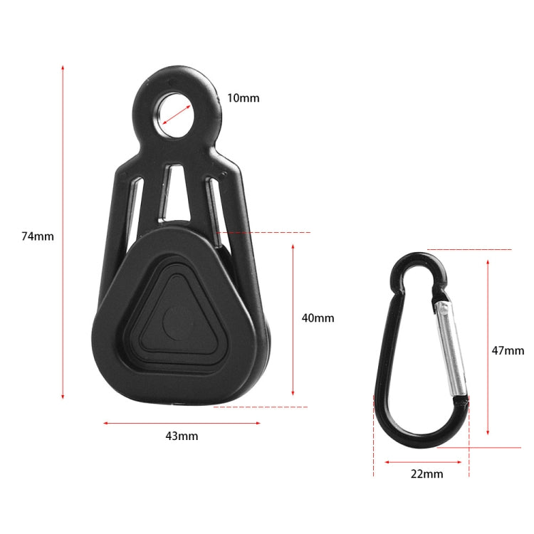 10 PCS Awning Banner Tarpaulin Plastic Clip Field Camping Mountaineering Tent Clip, Color: Green