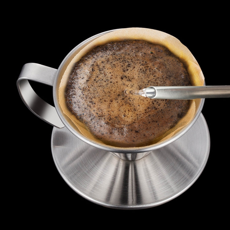 Double-layer Stainless Steel Pour-over Coffee Filter, Size: Large
