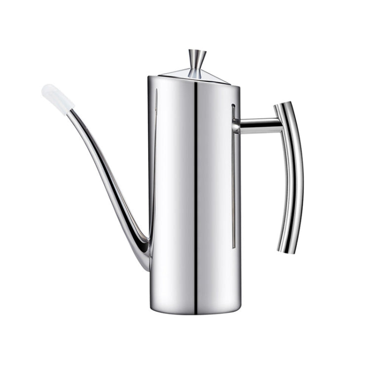 304 Stainless Steel Kitchen Can Press Leak-proof Oil Pot, Capacity: Upgraded 500ml