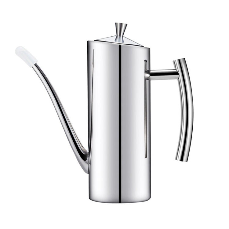 304 Stainless Steel Kitchen Can Press Leak-proof Oil Pot, Capacity: Upgraded 700ml