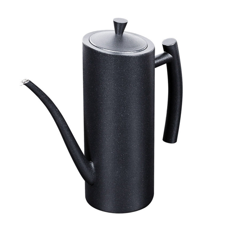304 Stainless Steel Kitchen Can Press Leak-proof Oil Pot, Capacity: Black 1000ml