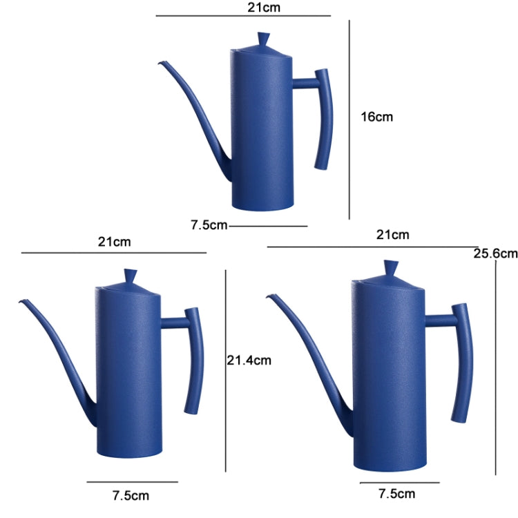 304 Stainless Steel Kitchen Can Press Leak-proof Oil Pot, Capacity: Blue 1000ml