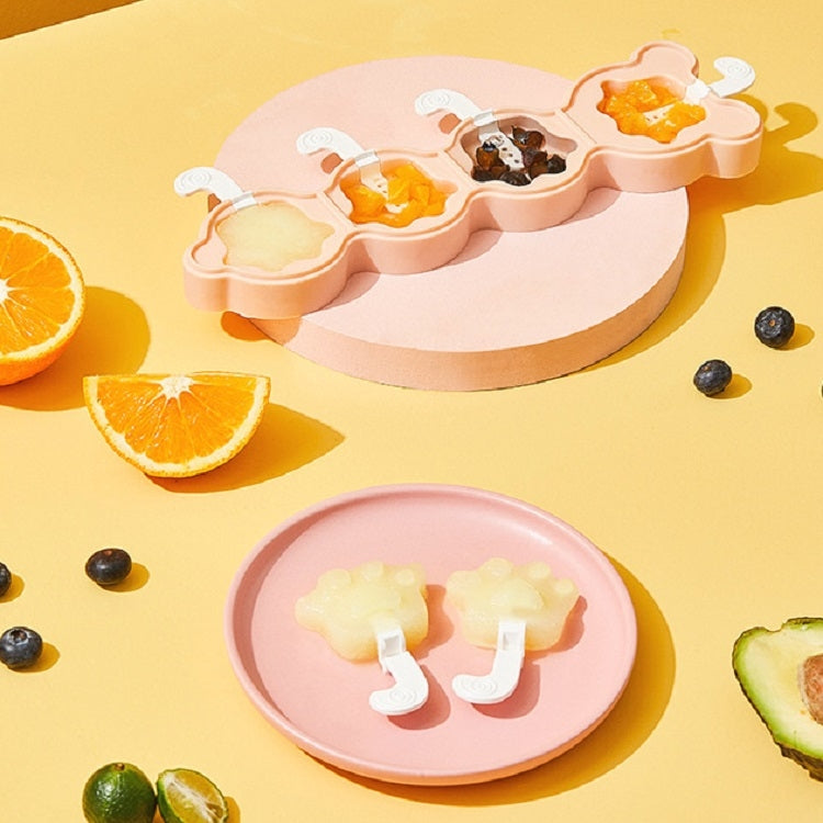 Household Silicone Lollipop Cheese Stick Ice Cream Mould, Specification: Oval
