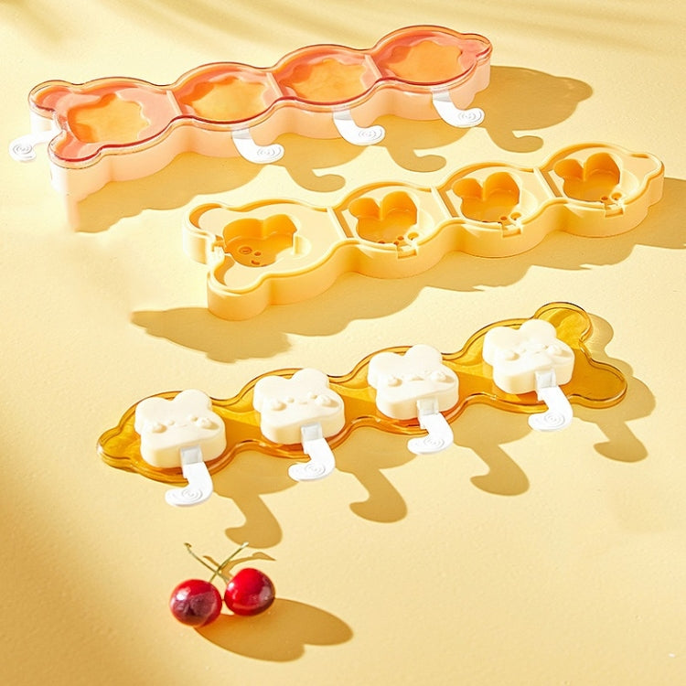 Household Silicone Lollipop Cheese Stick Ice Cream Mould, Specification: Oval