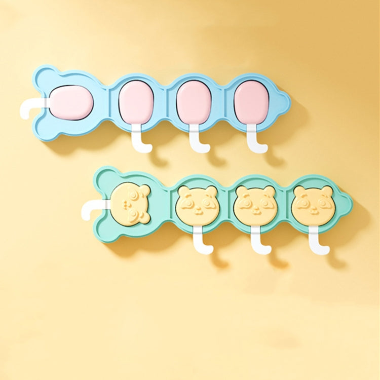 Household Silicone Lollipop Cheese Stick Ice Cream Mould, Specification: Oval+Panda