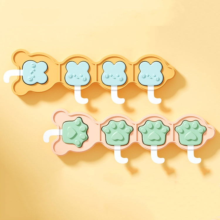 Household Silicone Lollipop Cheese Stick Ice Cream Mould, Specification: Rabbit+Cat Claw