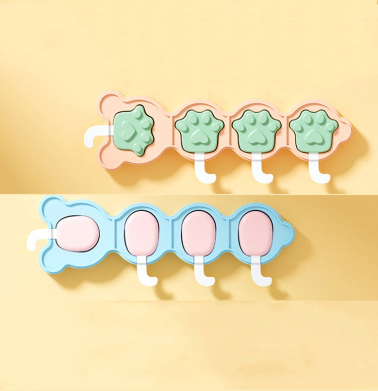 Household Silicone Lollipop Cheese Stick Ice Cream Mould, Specification: Cat Claw+Oval