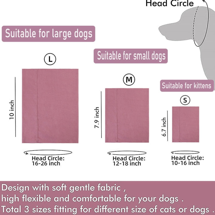 Pet Grooming Comfortable and Waterproof Earmuffs, Size: