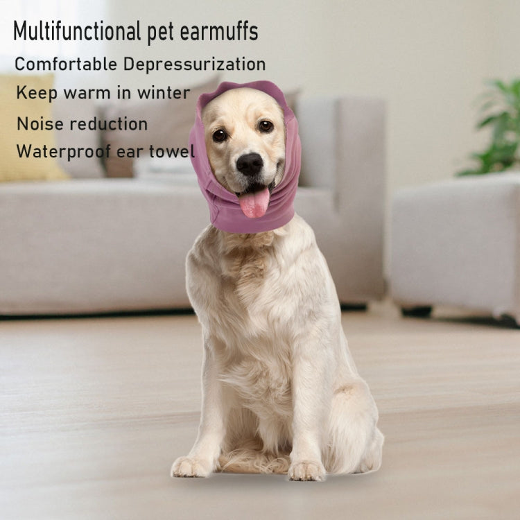 Pet Grooming Comfortable and Waterproof Earmuffs, Size: