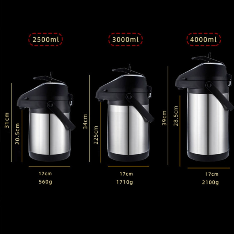 304 Stainless Steel Liner Air Pressure Vacuum Insulation Pot, Capacity: 4L
