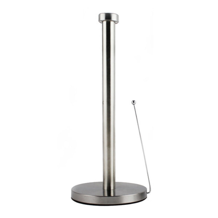 Stainless Steel Roll Paper Cling Film Vertical Stand, Shape: Simple