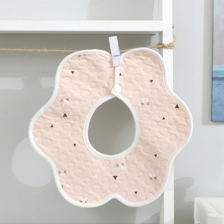 2 PCS Thin Cotton Gauze Waterproof Soft 360 Degree Rotating Baby Bib