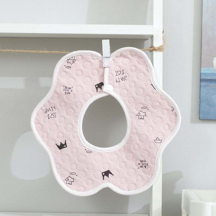 2 PCS Thin Cotton Gauze Waterproof Soft 360 Degree Rotating Baby Bib