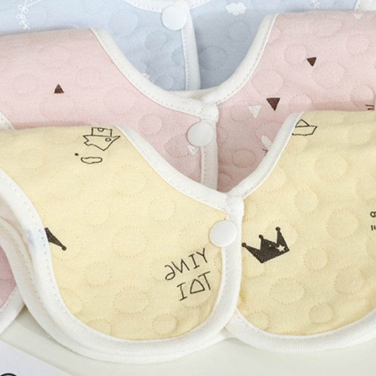 2 PCS Thin Cotton Gauze Waterproof Soft 360 Degree Rotating Baby Bib