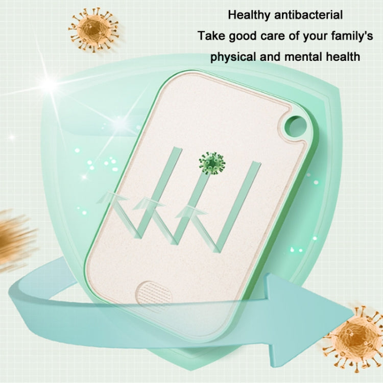 Household Antibacterial Mildew Proof Double-sided Cutting Board, Size: Small (Green)