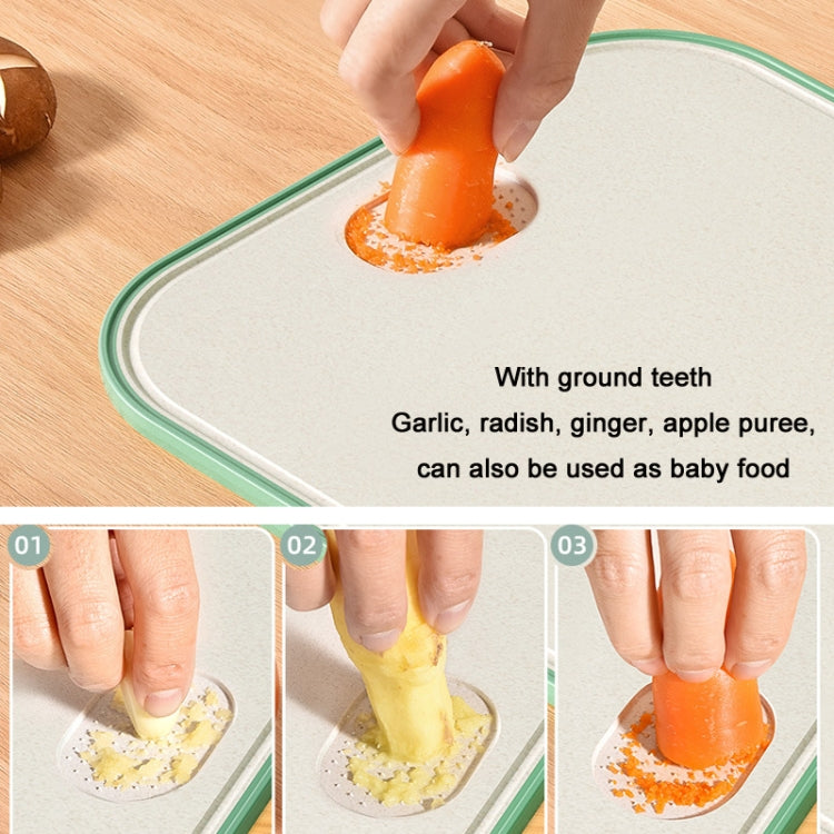 Household Antibacterial Mildew Proof Double-sided Cutting Board, Size: Small (Green)
