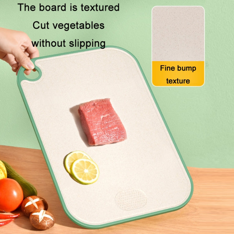 Household Antibacterial Mildew Proof Double-sided Cutting Board, Size: Small (Green)