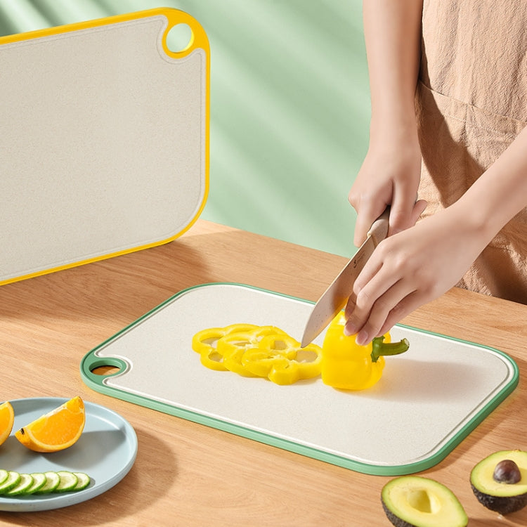 Household Antibacterial Mildew Proof Double-sided Cutting Board, Size: Small (Green)