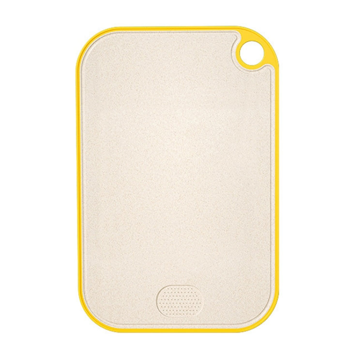 Household Antibacterial Mildew Proof Double-sided Cutting Board, Size: Large (Yellow)