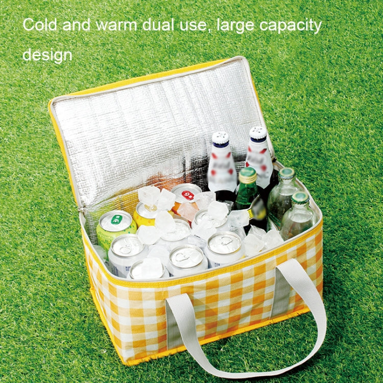 JY2209 Camping Moistureproof Portable Picnic Basket Set, Spec: Red White+150x100cm