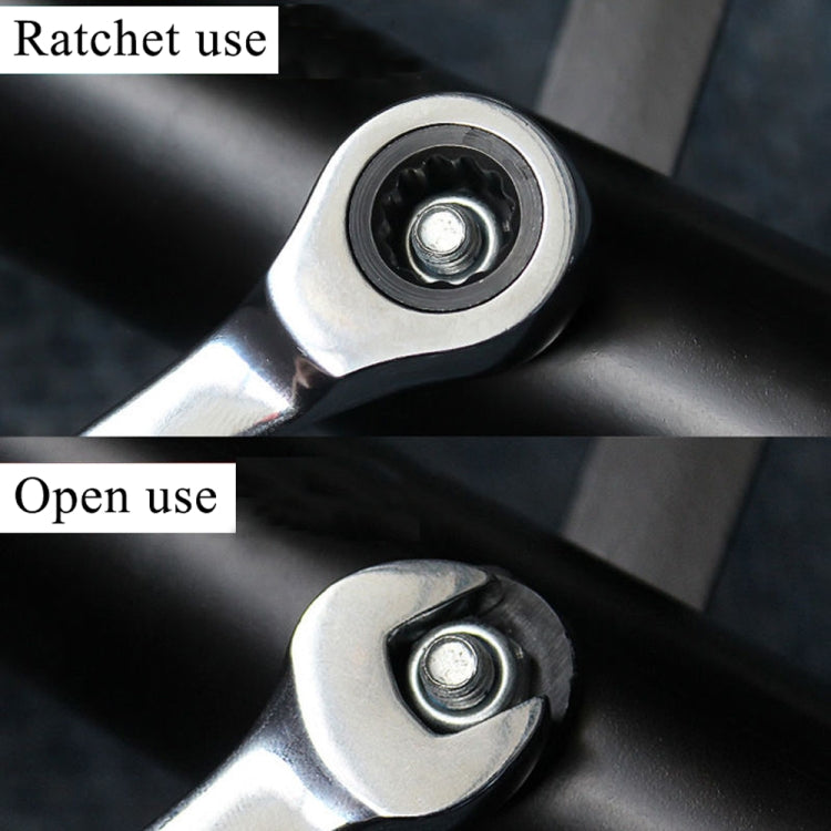 Combination Ratchet Wrench with Flexible Head Dual-purpose Ratchet Tool, Specification: 24mm
