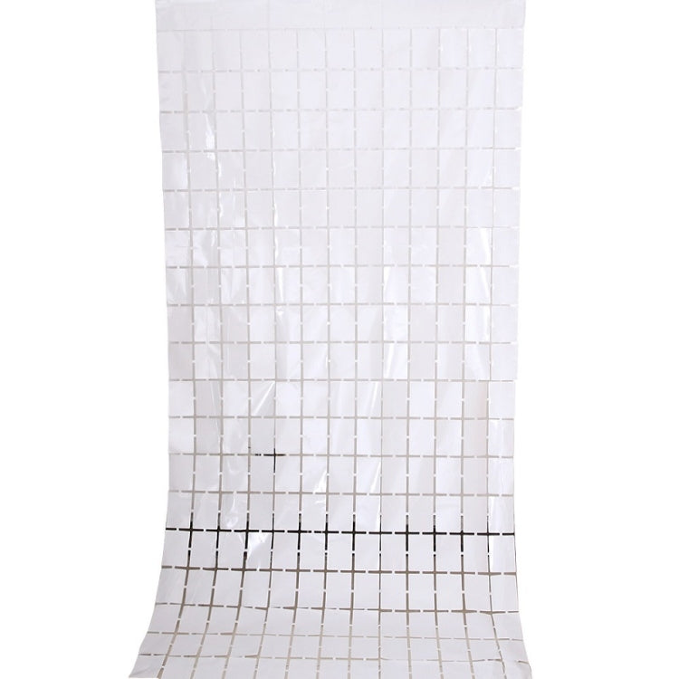 2 PCS 1x2M Square Rain Silk Door Curtain Birthday Party Background Wall Decoration