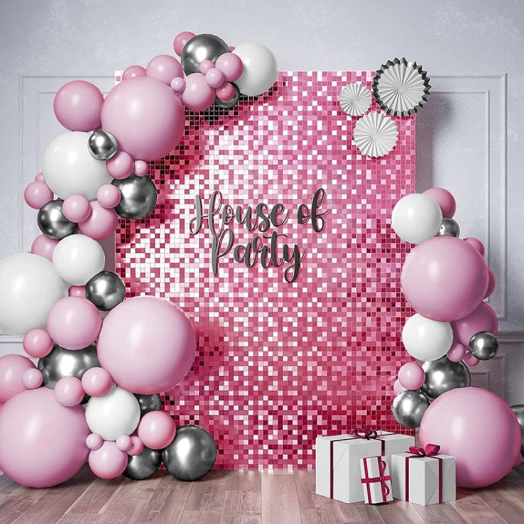 2 PCS 1x2M Square Rain Silk Door Curtain Birthday Party Background Wall Decoration