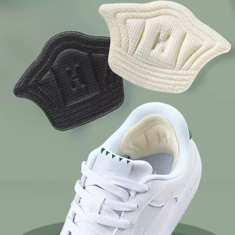 10 Pairs Tailored Sneaker Heel Tab Anti-wear and Anti-drop Tracker, Thickness: 5mm (Black)