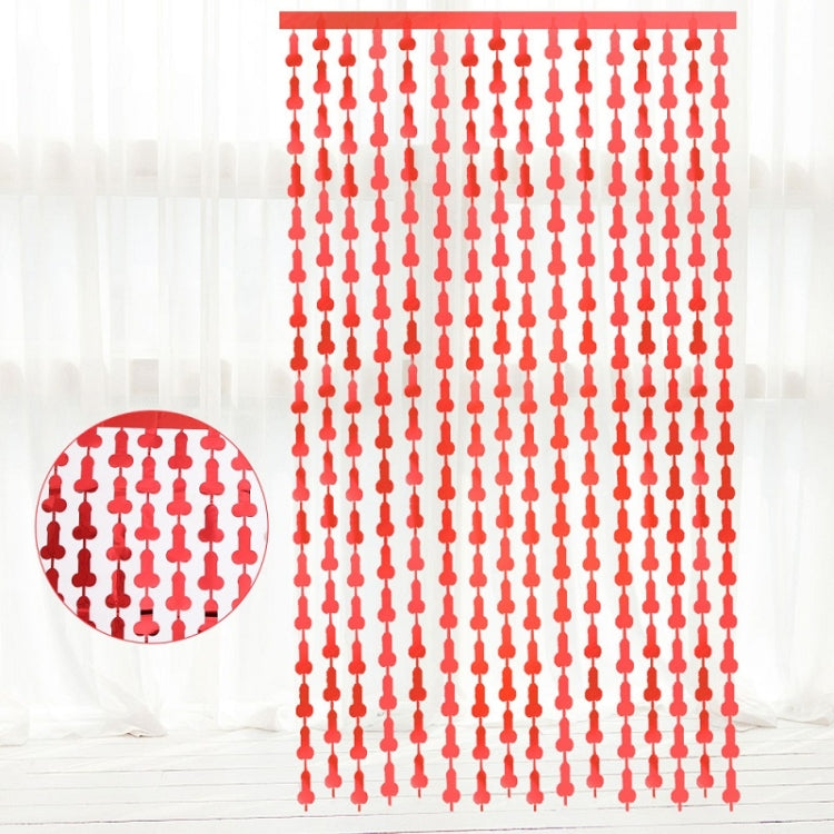 1x2M Bachelor Party Alien Rain Curtain Birthday Background Wall Arrangement Props