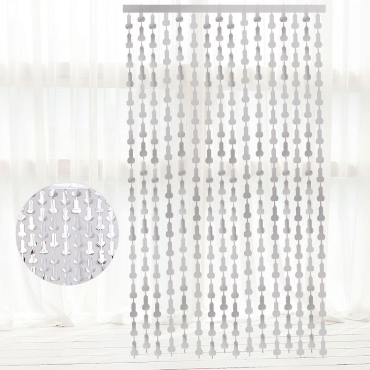 1x2M Bachelor Party Alien Rain Curtain Birthday Background Wall Arrangement Props
