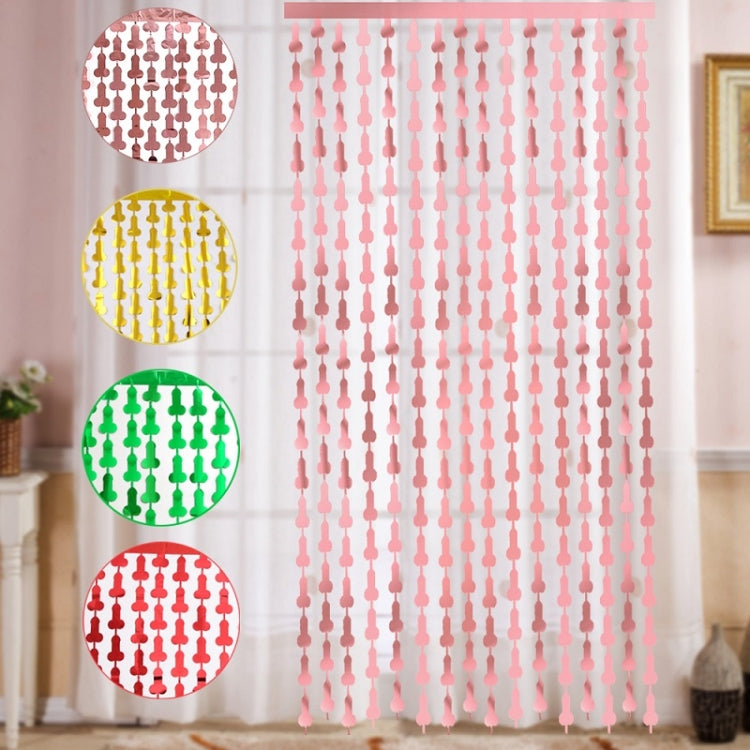 1x2M Bachelor Party Alien Rain Curtain Birthday Background Wall Arrangement Props