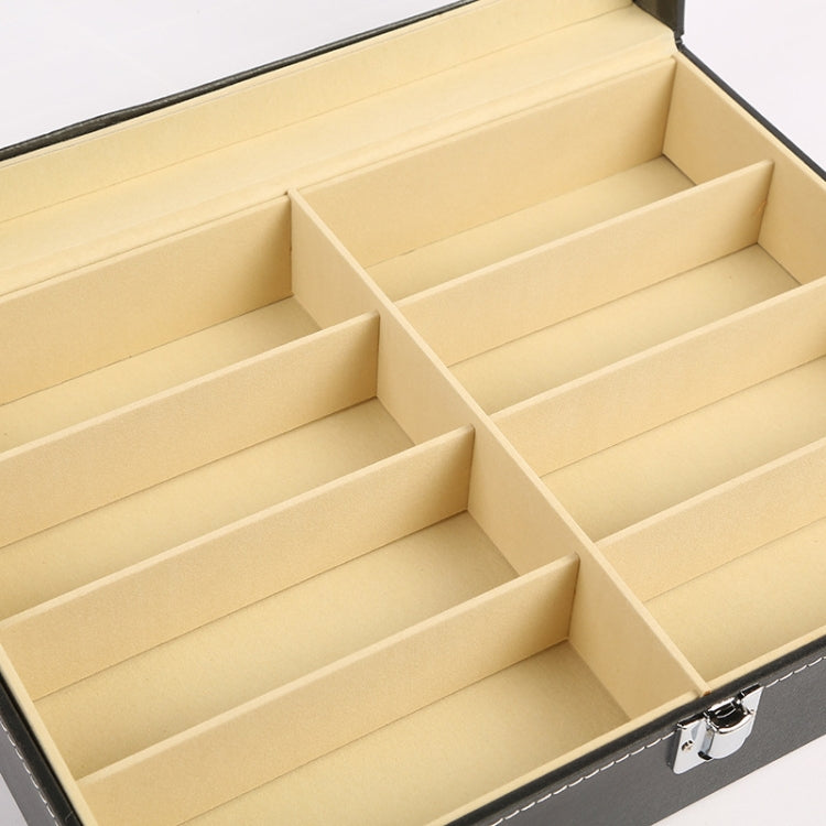 8 Bit Glasses Case Sunglasses Storage Display Box(Black)