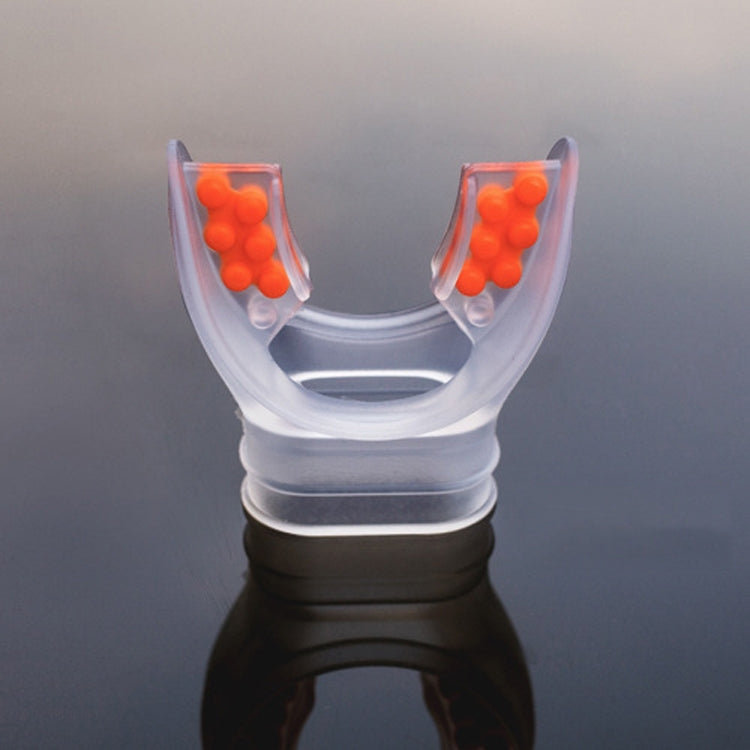 10 PCS Adult Scuba Diving Silicone Replacement Regulator Snorkel Fit Mouth Piece, Size: Free Size
