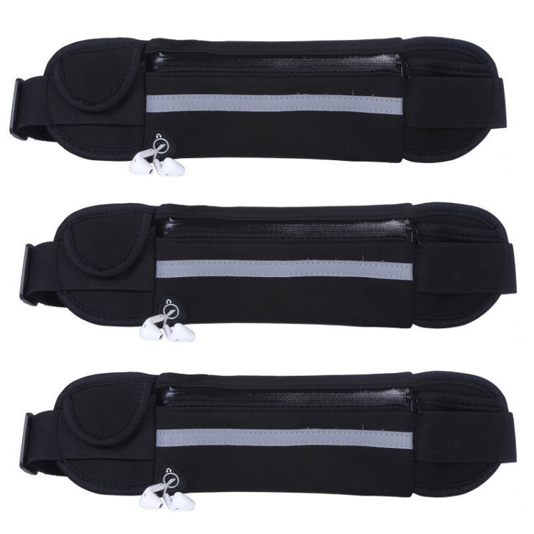 3PCS Outdoor Sports Large Capacity Portable Sweatproof Waist Bag