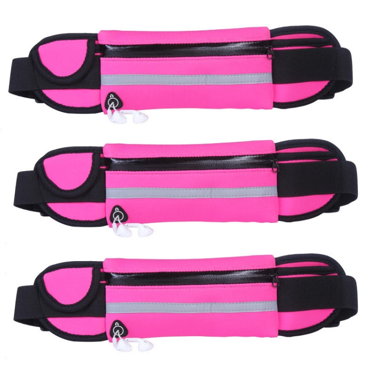 3PCS Outdoor Sports Large Capacity Portable Sweatproof Waist Bag