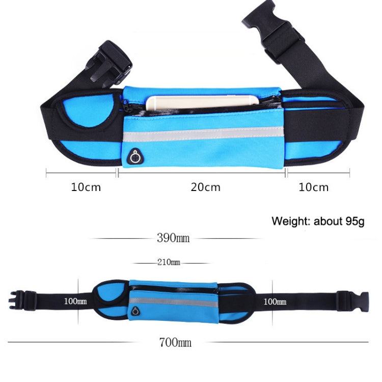3PCS Outdoor Sports Large Capacity Portable Sweatproof Waist Bag