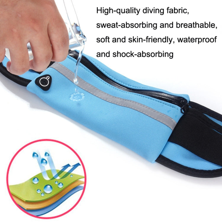 3PCS Outdoor Sports Large Capacity Portable Sweatproof Waist Bag