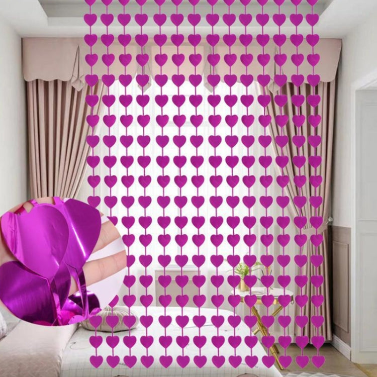 2 PCS Thickened Peach Rain Curtain Wedding Decoration Venue Layout Props