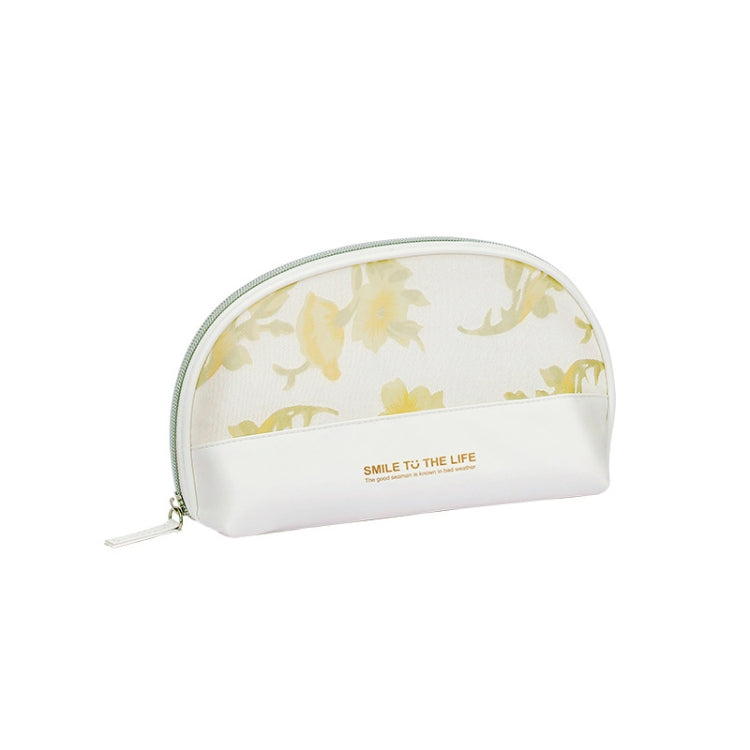 Large Capacity Cosmetic Tools Storage Bag, Spec: Semicircle (Yellow)