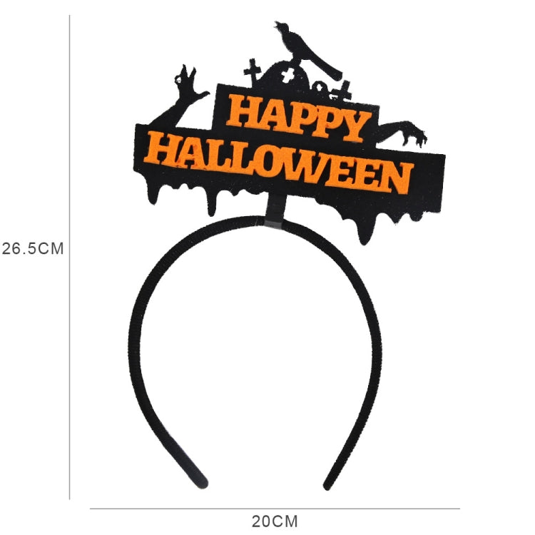 Halloween Felt Headband Children Party Decoration Props, Free Size